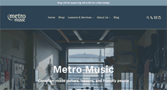 Desktop Screenshot of metromusicottawa.ca